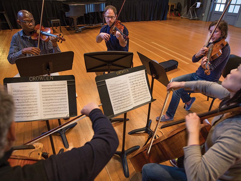 Adult chamber music class