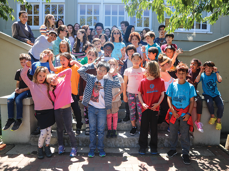 Crowden students group photo