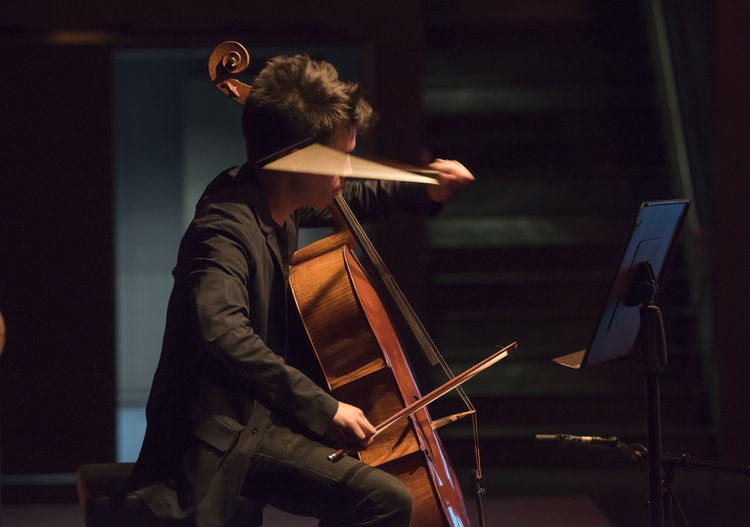 Cellist Jay Campbell at Lucerne Festival, 2017