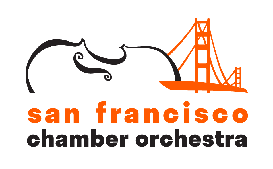 San Francisco Chamber Orchestra logo with bridge
