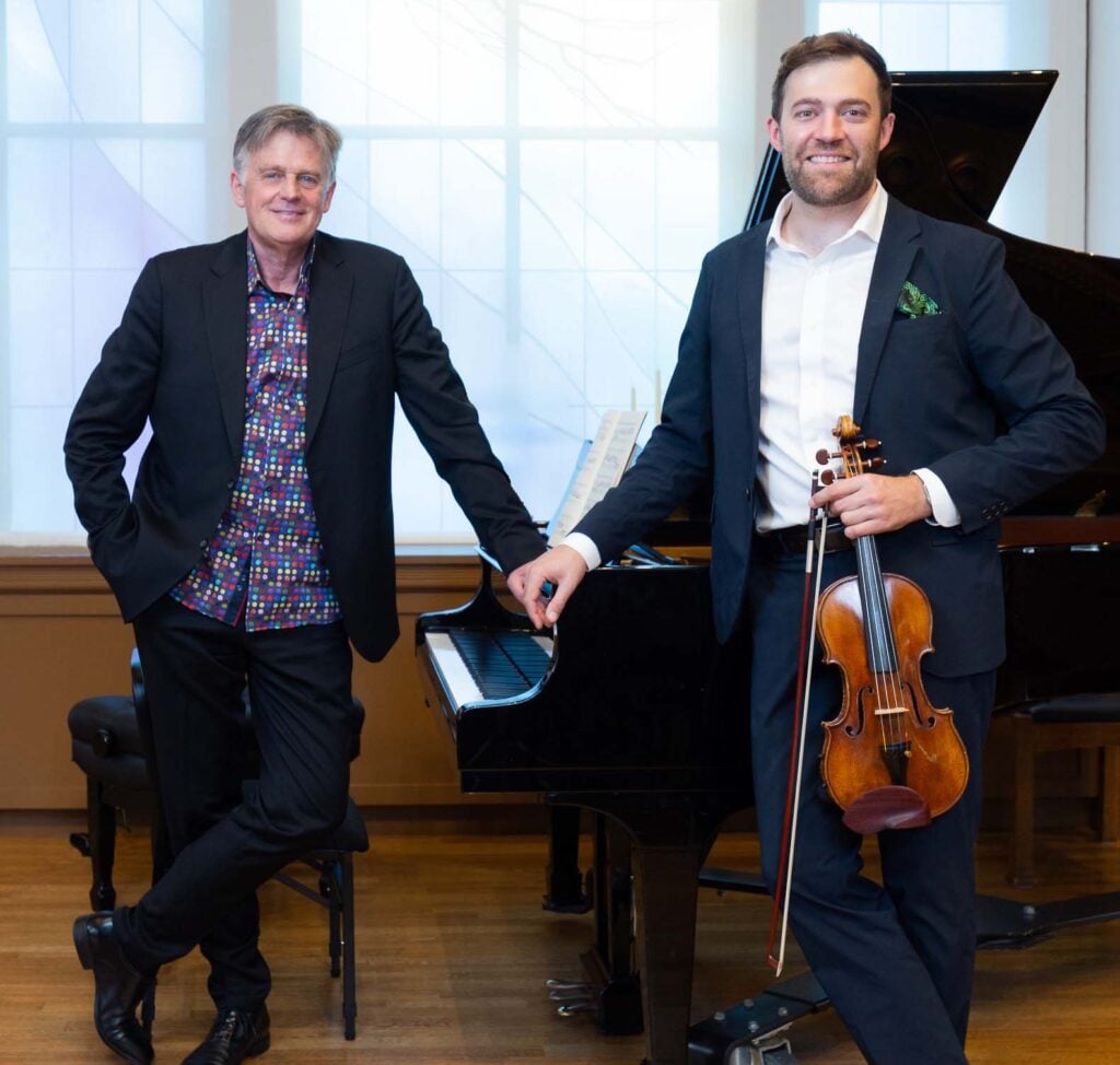 Owen Dalby with guest pianist